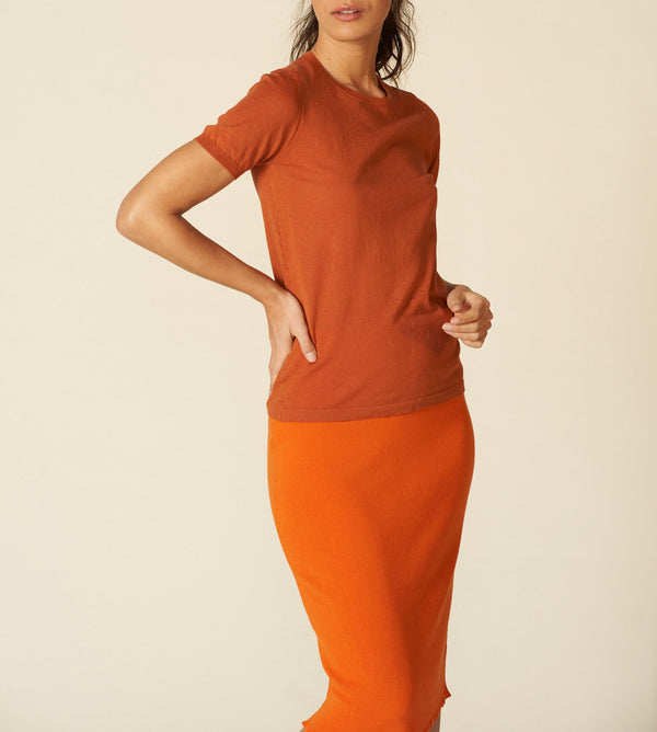 ca va de soi comme un t-shirt egyptian cotton fine knitwear